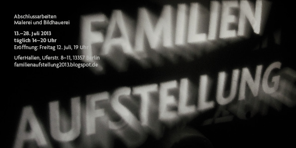 Familienaufstellung | Uferhallen | 2013